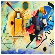 Puzzle 1000 Pièces - Kandinsky Wassily : Jaune, Rouge, Bleu - Eurographics