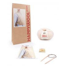 Kit Tricot Femme Plastron Mona Nacre 46/48 - Phildar