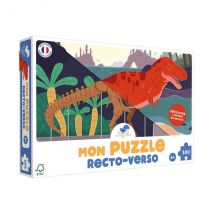 Puzzle 2 X 100 Pièces Les Jouets Libres Mon Puzzle Recto-verso T-rex