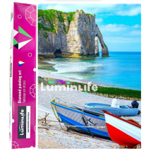 Diamond Painting Broderie Diamant Luminlife 50x70cm, 5d, Diamants Ronds - Étretat 2 - No Name
