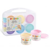 Peinture Au Doigt 6 Couleurs Pastel - Primo