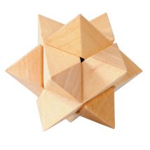 Mini Casse-tête En Bois Etoile - Fridolin