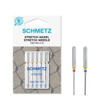 Aiguilles Stretch Pour Machine À Coudre - 130/705h-s Assortiment Mix 75-90 - 5 Pces - Schmetz Marron - Schmetz