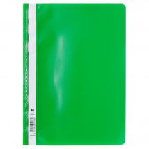 Chemise De Présentation À Lamelles Polypropylène Standard - A4 - Vert Clair - X 25 - Exacompta