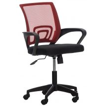 Chaise De Bureau Auburn Rouge - Ovegna