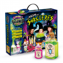 Lisciani - La Maison Des Sorcières - Crazy Science - Kit D'Expériences Magiques - Laboratoire De Magie - À Partir De 7 Ans