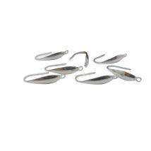 10 Crochets Boucles D'Oreille Acier Inoxydable 20*11mm