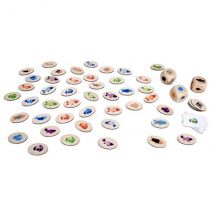 Cherche Et Trouve En Bois : Les Poissons - Bs Toys - Jeu De Societe Observation - BuitenSpeel