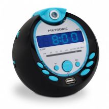Radio-réveil Sportsman Fm Projection Double Alarme Avec Port Usb - Metronic