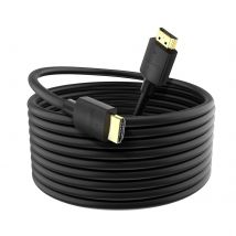 Swissten Câble Hdmi 2.0 Pour Tv 4k 60hz Connecteurs Plaqués Or 5m Noir