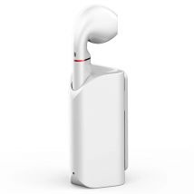 Ecouteurs Bluetooth Sans Fil Pour Voiture Avec Micro Et Charge Rapide Blanc Yonis - Yonis