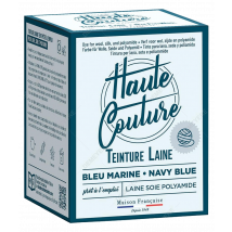 Teinture Pour Laine, Soie, Polyamide 300g - Haute Couture : Longue Tenue & Facilité D'Utilisation Bleu Marine - Distrifil