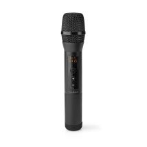 Nedis Kit Microphone Sans Fil Cardioïde 20 Canaux Avec Contrôle Du Volume Noir - NEDIS