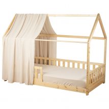 Ciel De Lit Cabane En Gaze De Coton Solo - Sevira Kids