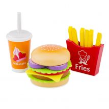 Set Fast Food En Bois - New Classic Toys