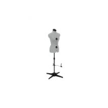 Mannequin Couture Ajustable Taille M (t44 À 50) - Distrifil Gris
