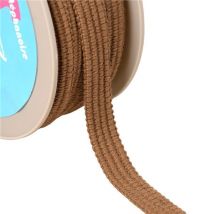 Bobine 20m Galon Quatre Cordons 15mm Marron Clair - My mercerie