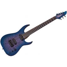 Keith Merrow Km-7 Mk-iii Pro, Bolt-on - Blue Crimson Pearl Schecter
