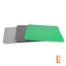 Jeux De Construction - Wange - Baby - La Plaque De Construction 24x24 Tenons - Vert Foncé - Dark Green