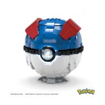 Pokémon - Jeu De Construction Mega Construx Super Ball Géante 13 Cm - Mattel