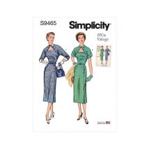Patron Simplicity 9465 - Robe Pour Jeunes Filles Taille N°fr 44-52