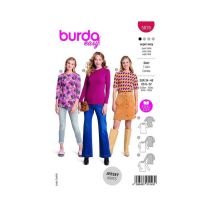 Patron Burda 5876-t-shirt Taille N°fr 36-50