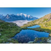 Puzzle Massif Du Mont-blanc Lacs Des Cheserys - 1500 Pieces Collection Evasion - Nathan - 87806 - Nathan