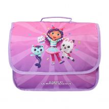 Cartable Scolaire Maternelle 32cm Gabby Et La Maison Magique Violet 1 Compartiment - Bagtrotter