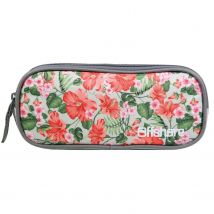 Trousse Scolaire 2 Compartiments Offshore Grise Fleurs Bagtrotter - Bagtrotter