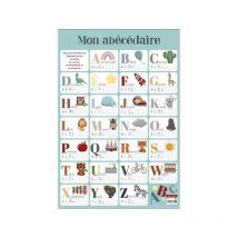Poster Pédagogique - J'Apprends L'Alphabet - Abécédaire - 52x76cm - Bouchut - La Maison Du Calendrier