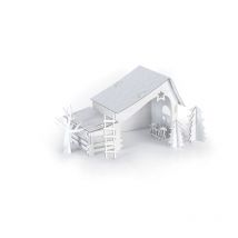 Crèche À Monter Soi-même Carton 29 Cm - Graine Creative
