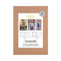 Pochette Patron De Couture Toronto Kids Robe 3-12 Taille N°fr 3-12 Ans - Ikatee