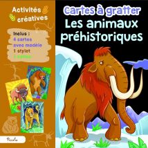 Cartes À Gratter Les Animaux Préhistoriques - Piccolia