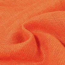Toile De Jute Uni Orange - Craftine