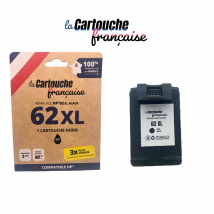 Cartouche Compatible Hp 62xl Noir - La Cartouche Française - HPI