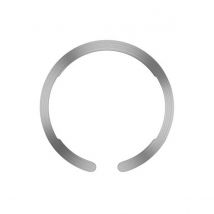 Panzer Glass Bague Magsafe Pour Iphone 12 / 13 / 14 / 15 Ultrafine Argent