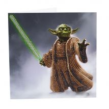 Star Wars Yoda Carte À Diamanter 18x18cm Crystal Art