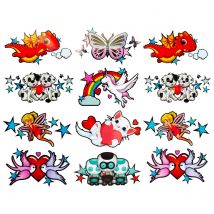 24 Tatouages Éphémères Pour Enfant - Alpa