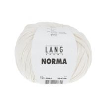 Pelote De Coton À Tricoter Norma - Lang Yarns 94 Ecru