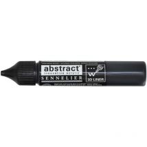 Marqueur Peinture Acrylique Abstract Liner Sennelier Noir De Mars