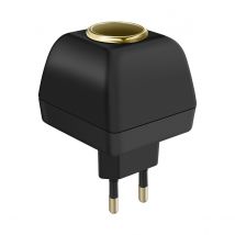 Avizar Adaptateur Secteur Vers Allume Cigare 12v - Prise 220v Noir Noir