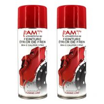 Lot De 2 Bombes De Peinture Pour Étrier - Rouge - Amt