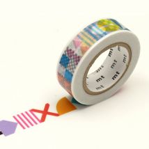 Masking Tape - Formes Multicolores - Kapitza - 10 M X 15mm - MT Masking Tape
