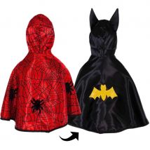 Cape Réversible Araignée/chauve-souris Taille 2-3 Ans - Great Pretenders