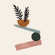 Tableau Sur Toile Balance 30x30 Cm - Ceanothe