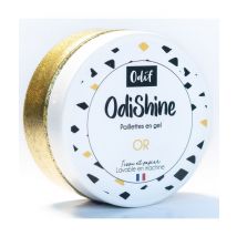 Gel Pailleté Odishine 70 Ml - Embellissez Vos Créations Avec Éclat Et Éco-responsabilité - Odif Or