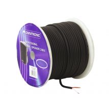 Omnitronic Câble Haut-parleur 2x1.5 100m Bk Durable
