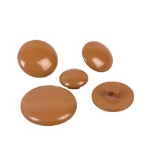 Lot De 3 Boutons Ronds À Queue Classique Beige - MyMercerie