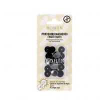 Boutons Pressions Métal Sans Pince 14mm Bohin Gris Foncé