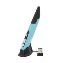 Souris Stylo Optique Sans Fil 1600 Dpi Pour Ordinateur Pc Portable Dessin Enseignement Bleu Yonis - Yonis